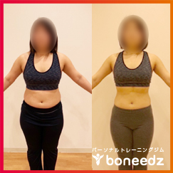 20代女性 全体スッキリと！ 体脂肪率-8%!